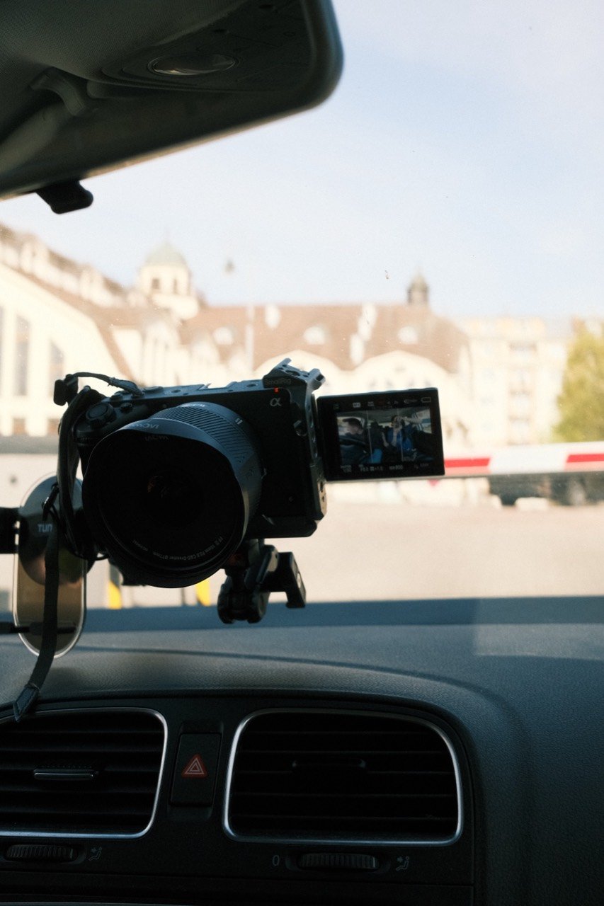 Camera-setup, behind the scenes